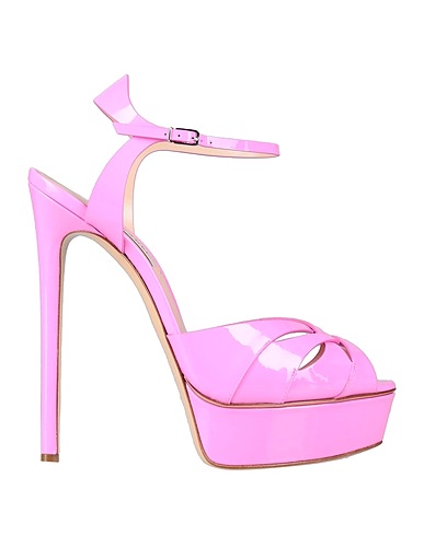 CASADEI Sandals Fuchsia Leather