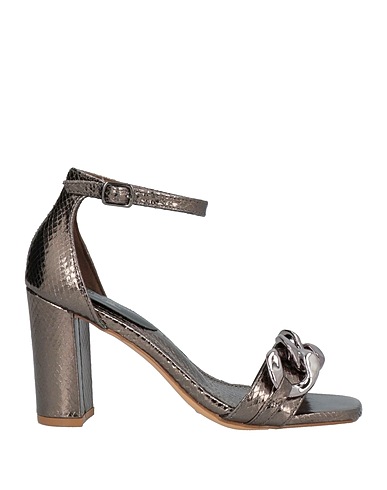 DIVINE FOLLIE Sandals Lead Textile fibres