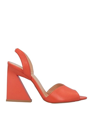 NORA New York Sandals Orange Leather