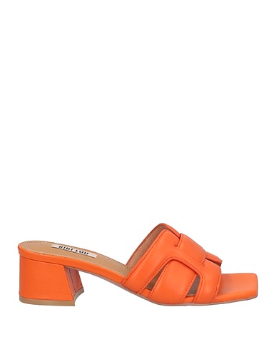 BIBI LOU Sandals Orange Soft Leather