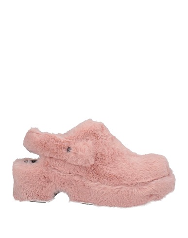 XOCOI Mules and clogs Pink Textile fibres