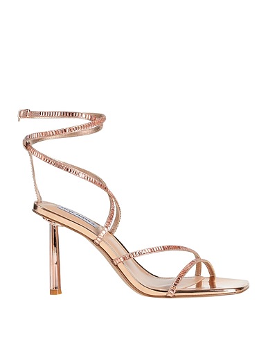 STEVE MADDEN Sandals Rose gold Textile fibres