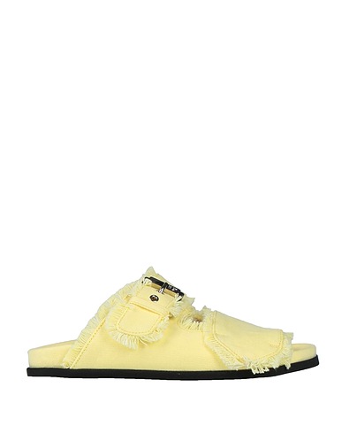 N°21 Sandals Pastel yellow Textile fibers