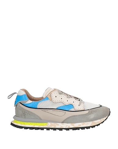 HIDNANDER Sneakers Grey Textile fibres, Leather