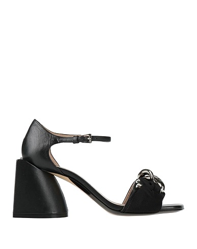 N°21 Sandals Black Leather