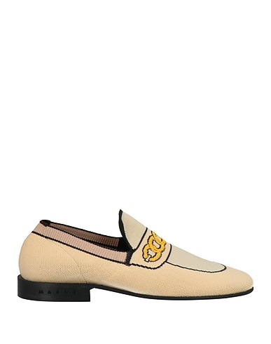 MARNI Mocassino Beige Fibre tessili
