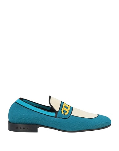 MARNI Loafers Deep teal Textile fibres