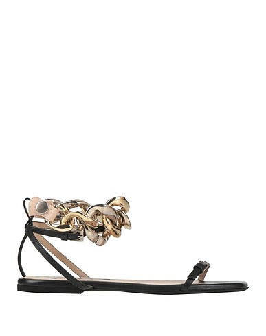 N°21 Sandals Black Soft Leather