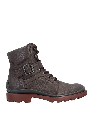 TOD'S Ankle boot Dark brown Soft Leather