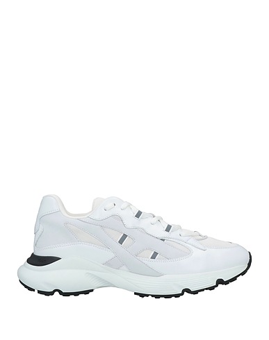 TOD'S Sneakers White Textile fibres, Soft Leather