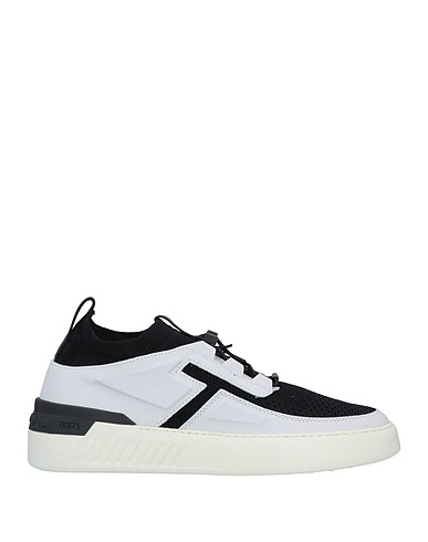 TOD'S NO_CODE Sneakers Black Textile fibers, Soft Leather