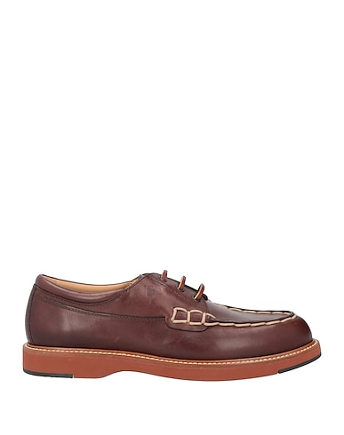 TOD'S Laced shoes Brown Calfskin