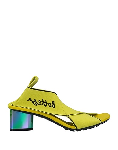 BOTTEGA VENETA Sandals Lime green Textile fibers