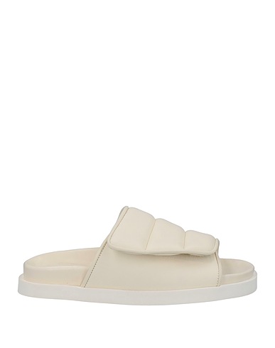 GIA BORGHINI Sandals Ivory Soft Leather