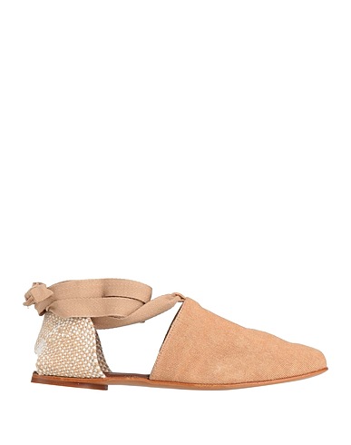 CASTAÑER Ballet flats Camel Textile fibers