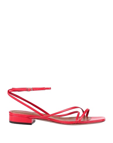 L' AUTRE CHOSE Sandals Red Soft Leather