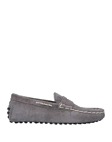 TOD'S Loafers Grey Leather