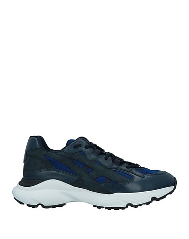 TOD'S Sneakers Midnight blue Soft Leather, Textile fibers