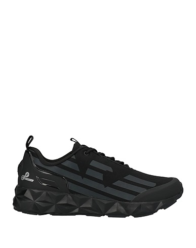 EA7 Sneakers Negro 100% Poliéster, Poliuretano termoplástico, Poliuretano