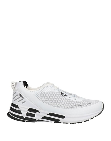 EA7 Sneakers White 100% Thermoplastic polyurethane, Polyester, Polyurethane
