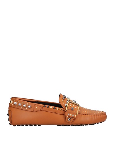 TOD'S Loafers Camel Soft Leather