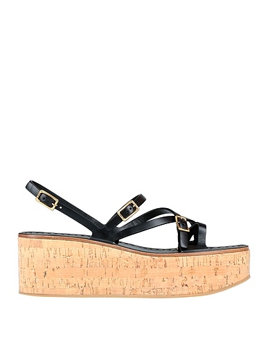 TOD'S Sandals Black Soft Leather