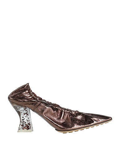 BOTTEGA VENETA Pumps Bronze Leder