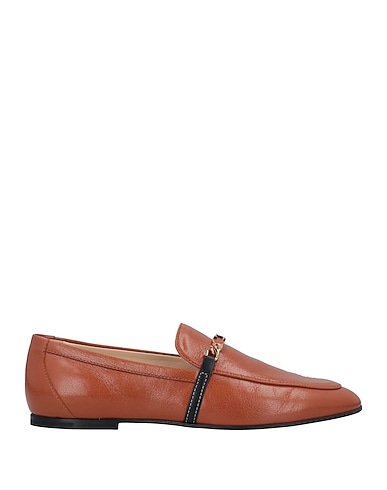 TOD'S Loafers Tan Soft Leather