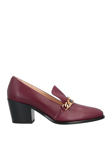 TOD'S Loafers Plum Calfskin