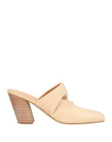 MARSÈLL Mule e zoccoli Beige Pelle di vitello