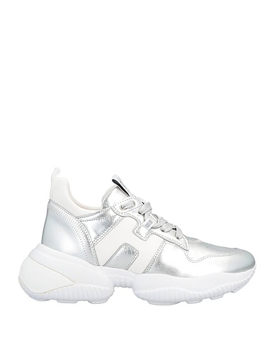 HOGAN Sneakers Silber Leder