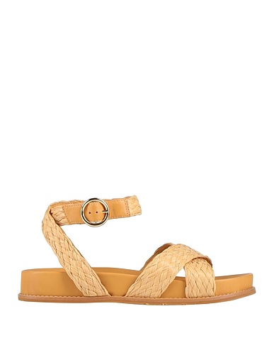 WHAT FOR Sandals Sand Natural raffia