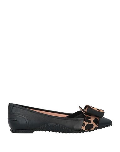 ALESSANDRO DELL'ACQUA x TOD'S Ballerinas Schwarz Leder
