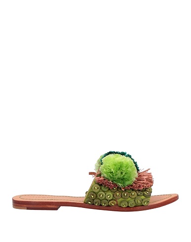 MALÌPARMI Sandali Verde Fibre tessili