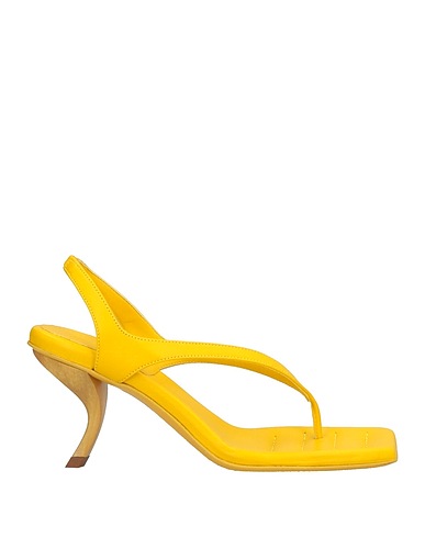 GIA / RHW Infradito Giallo Pelle