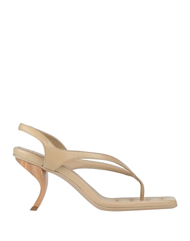 GIA / RHW Infradito Sabbia Pelle