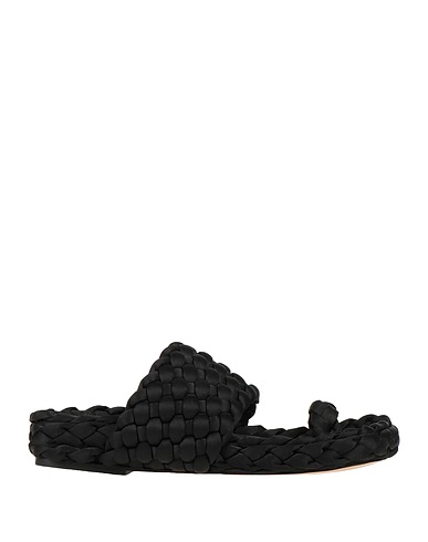 PALOMA BARCELÓ Flip flops Black Textile fibers