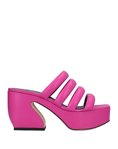 SI ROSSI by SERGIO ROSSI Sandals Fuchsia Soft Leather