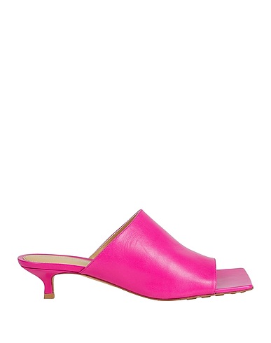 BOTTEGA VENETA Sandals Fuchsia Soft Leather