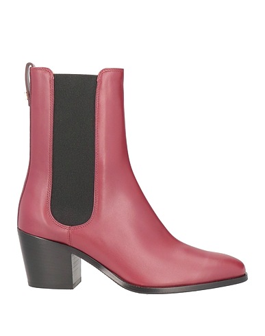 TOD'S Stivaletti Prugna Pelle di vitello