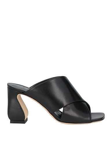 SI ROSSI by SERGIO ROSSI Sandals Black Soft Leather