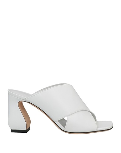 SI ROSSI by SERGIO ROSSI Sandals White Soft Leather