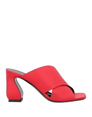 SI ROSSI by SERGIO ROSSI Sandals Red Soft Leather