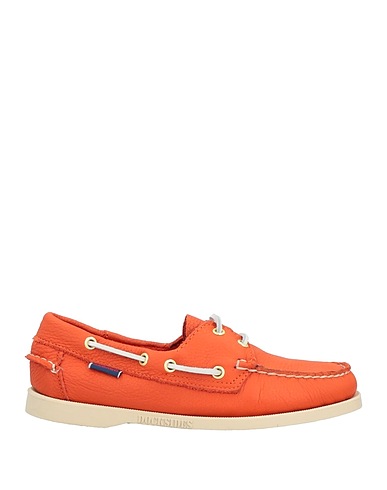 SEBAGO DOCKSIDES Loafers Orange Soft Leather