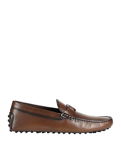 TOD'S Loafers Brown Calfskin