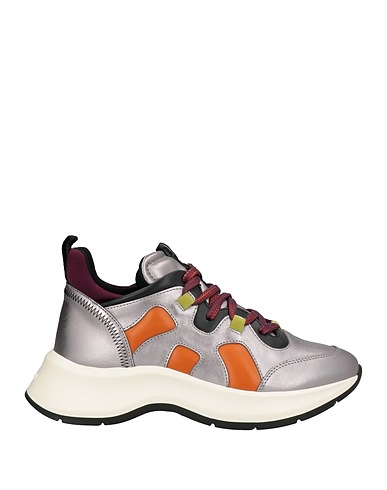 HOGAN Sneakers Silver Soft Leather