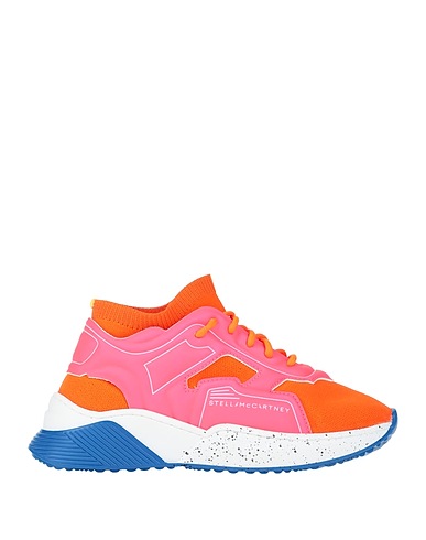 STELLA McCARTNEY KIDS Sneakers Orange Textile fibres