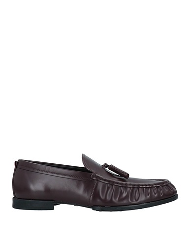 TOD'S モカシン プラム 革