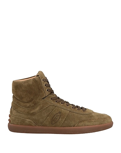 TOD'S Sneakers Military green Leather