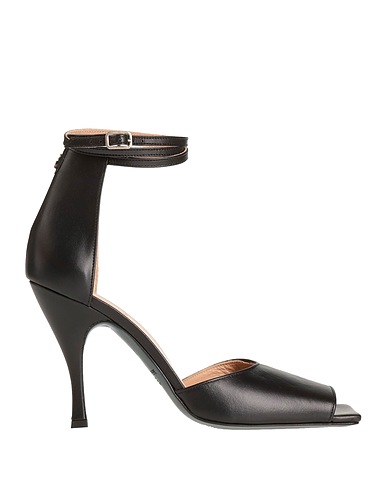 PATRIZIA PEPE Sandals Black 100% Soft Leather